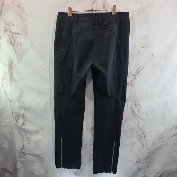 Title Nine Pants Womens 10 X 30 Black Brave High Rise Genie Brushed Zip - Picture 5 of 13